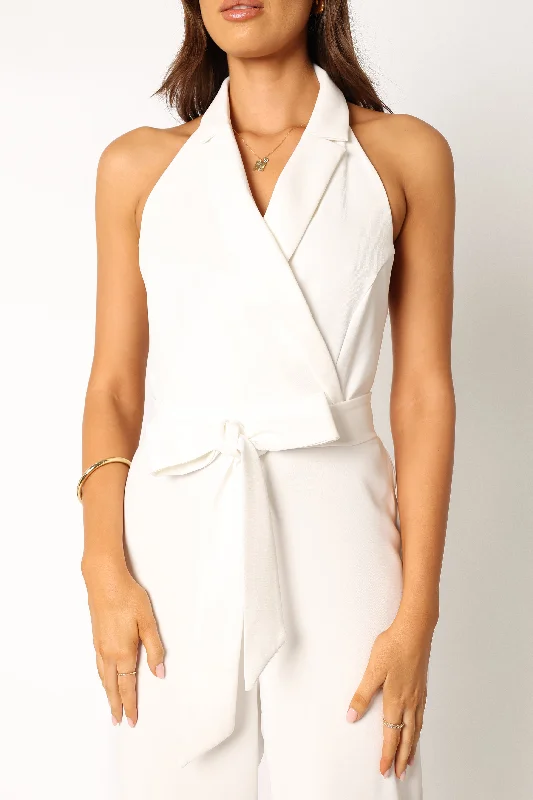 Tally Jumpsuit - White