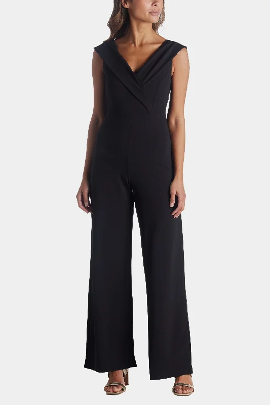 V-Neck Palazzo Jumpsuit