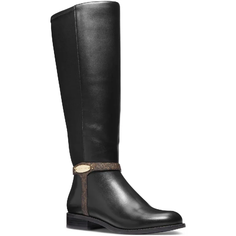 Finley Womens Leather Riding Knee-High Boots