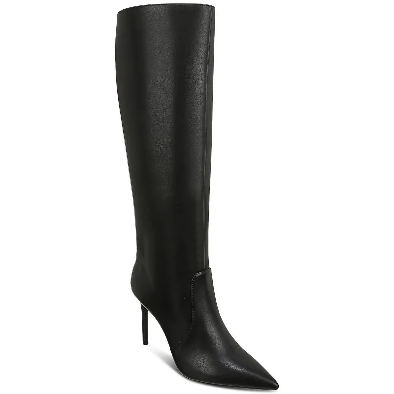 Womens Faux Leather Tall Knee-High Boots