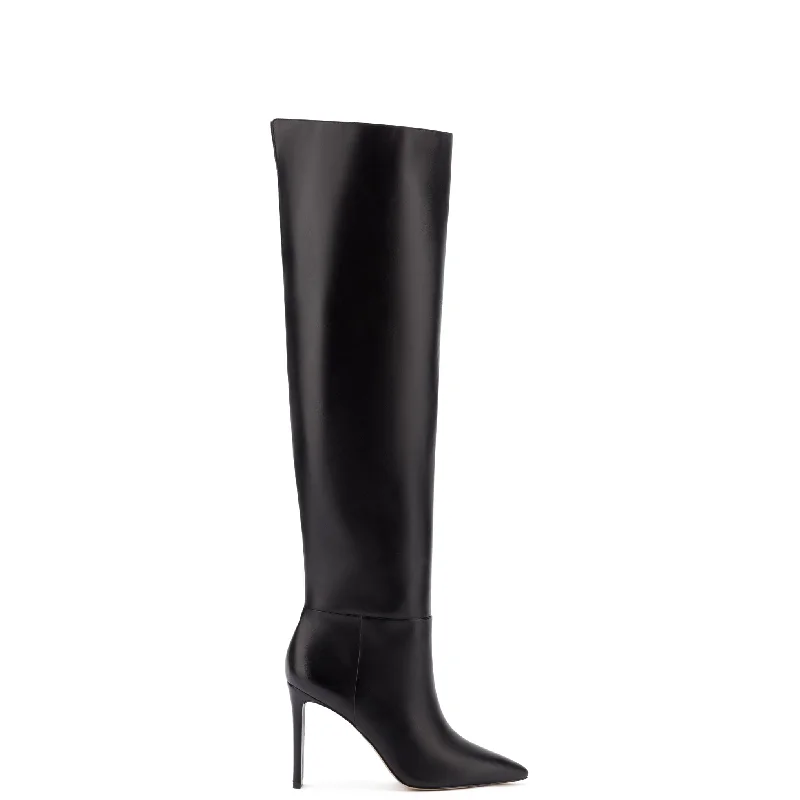 Larroudé x Jennifer Fisher Boot In Black Leather