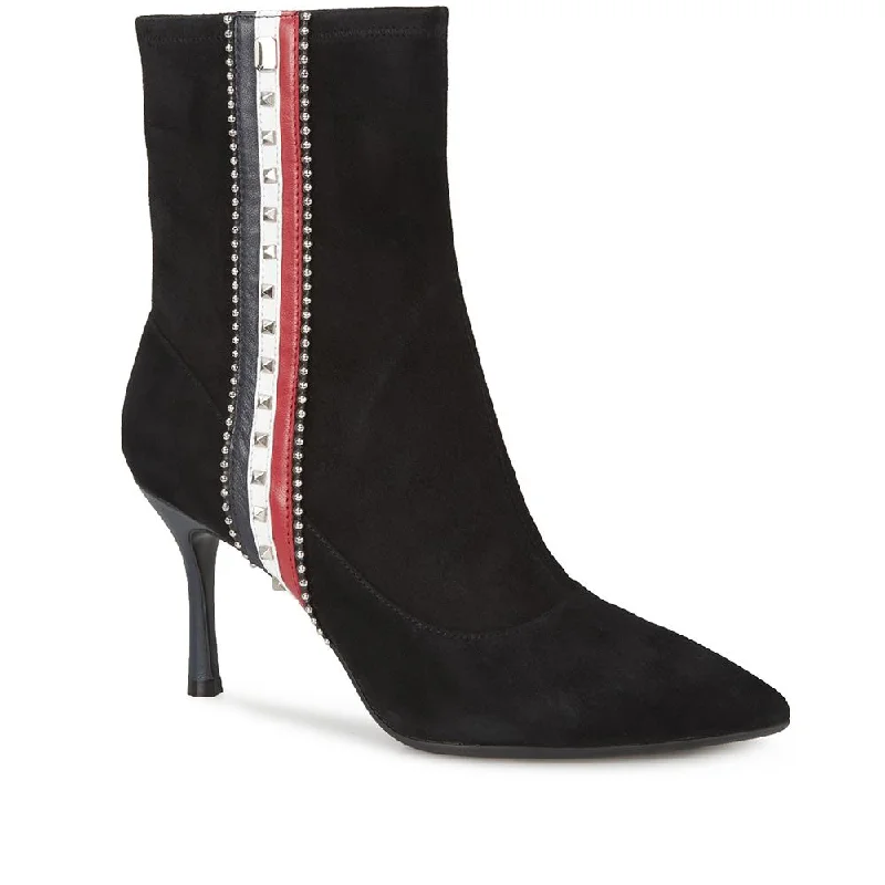 Embellished Suede Ankle Boot - YAXIA28506 / 314 276