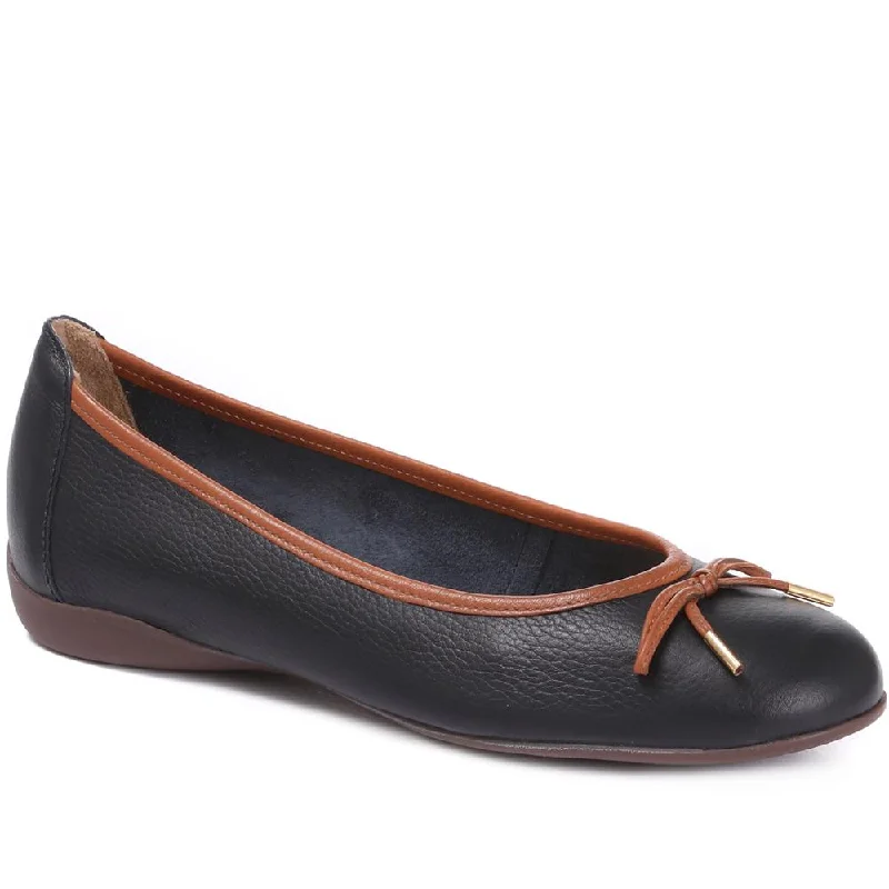 Leather Ballet Flat - GLO28512 / 313 772