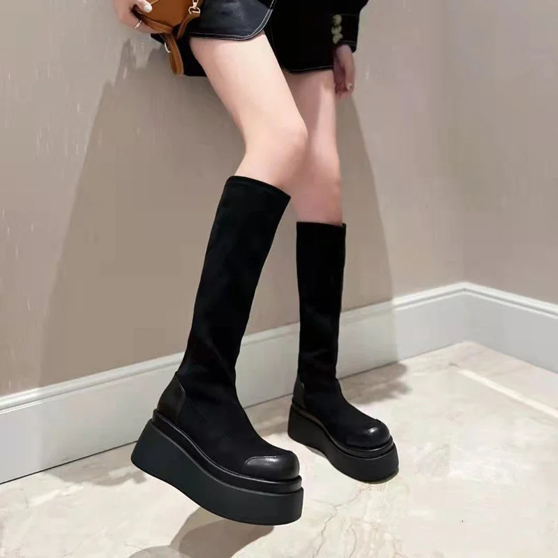 Selene-100 Knee-High Boots