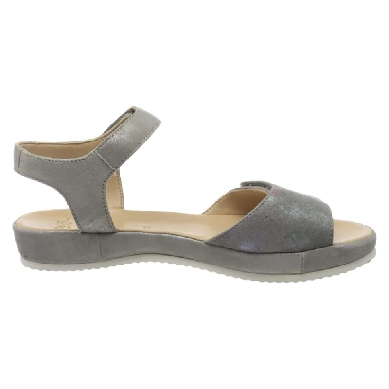 Ara Dalia Grey Leather Sandal (Women's)