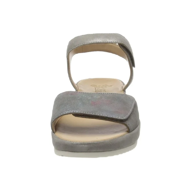 Ara Dalia Grey Leather Sandal (Women's)