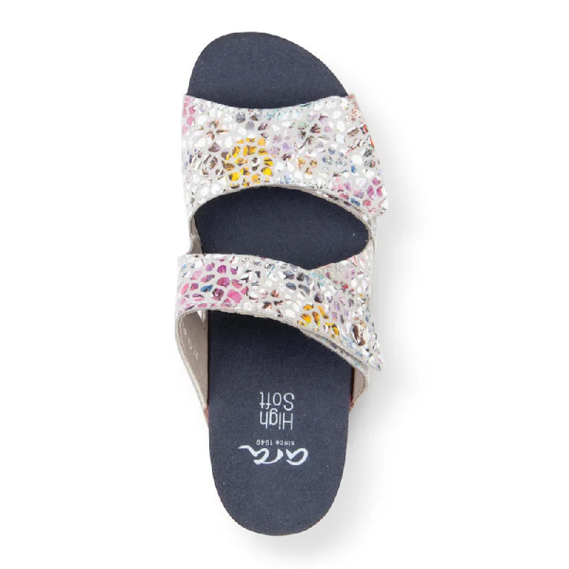 Ara Napa Stone-Multi Konfetti Wedge Slide Sandal (Women's)