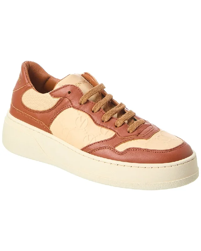 Valentino By Mario Valentino Minerva Leather Sneaker