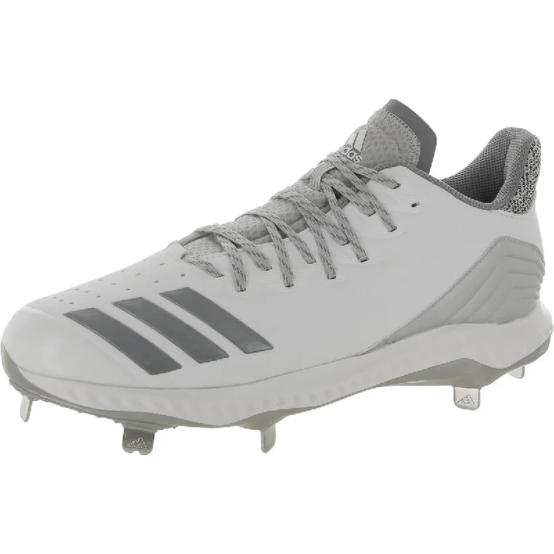 Icon Bounce Womens Faux Leather Lace-Up Cleats