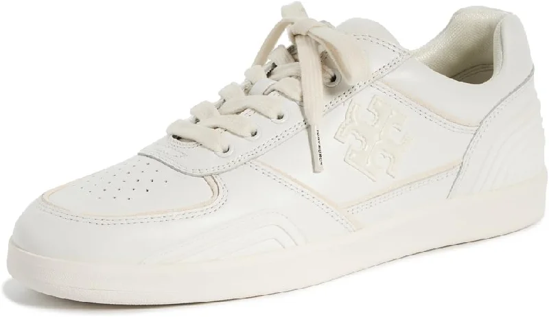 Tory Burch Women's Clover Court Sneakers, Titanium White