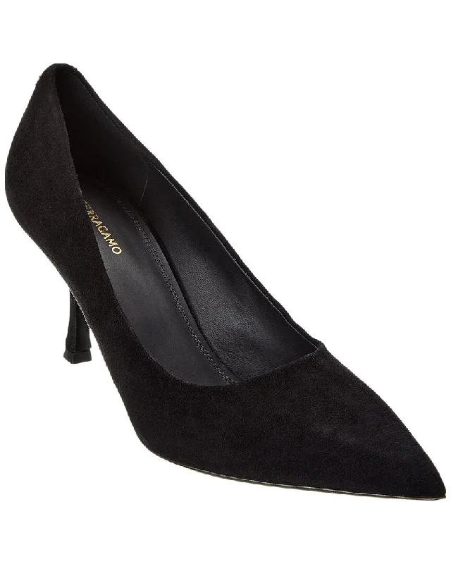 Ferragamo Elydea Suede Pump