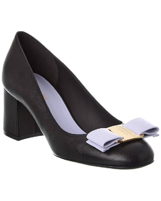 Ferragamo Vara Bow Leather Pump