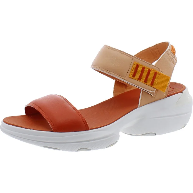 X PRANA EXPLORER Womens Faux Leather Open toe Wedge Sandals