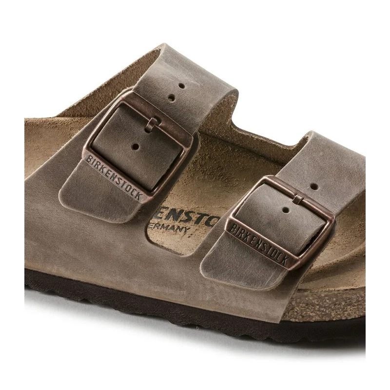 Birkenstock Arizona Slide Sandal (Unisex) - Tobacco Oiled Leather