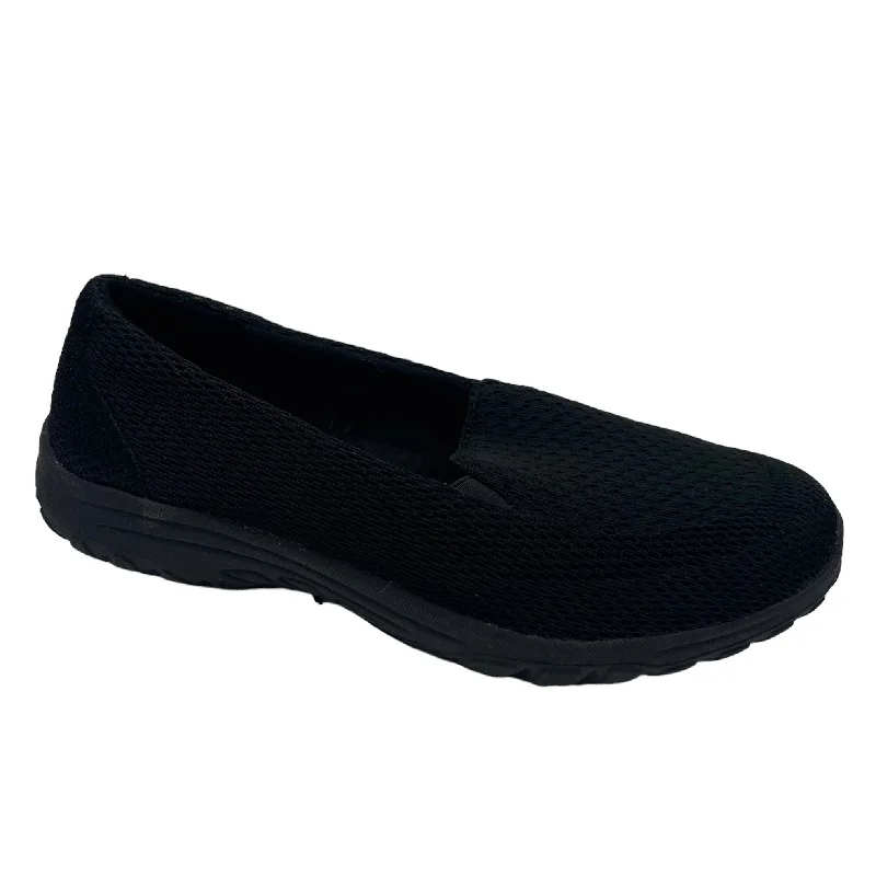 BLACK SHOES FLATS by SKECHERS Size:7.5