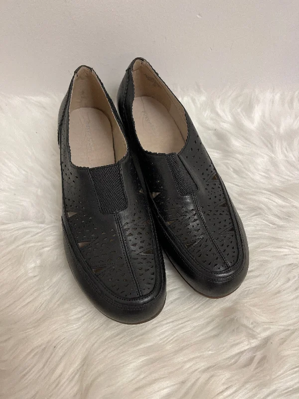 Black Shoes Flats Easy Spirit, Size 8