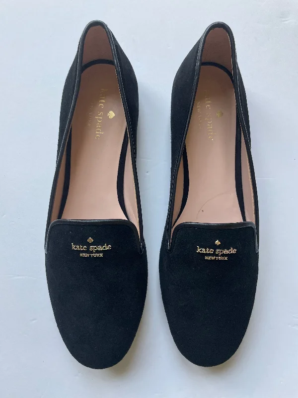 Black Shoes Flats Kate Spade, Size 10