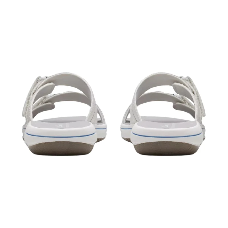 Clarks Breeze Piper White Sandal (Women's)