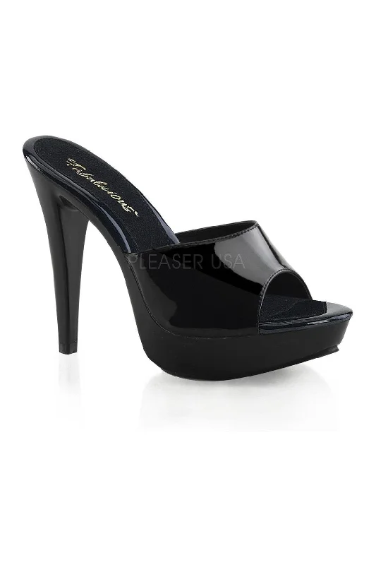 COCKTAIL-501 Platform Slide | Black Patent