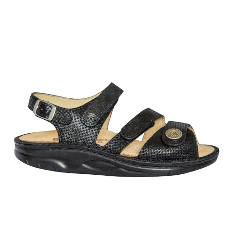 Finn Comfort Tiberias Backstrap Sandal (Women) - Nero Hardy