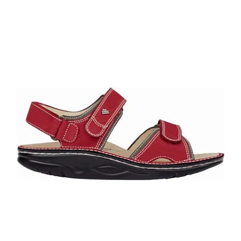 Finn Comfort Yuma Backstrap Sandal (Women) - Red Street