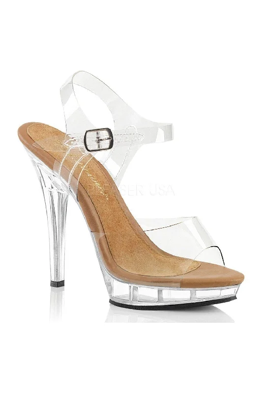 LIP-108 Sandal | Clear Vinyl