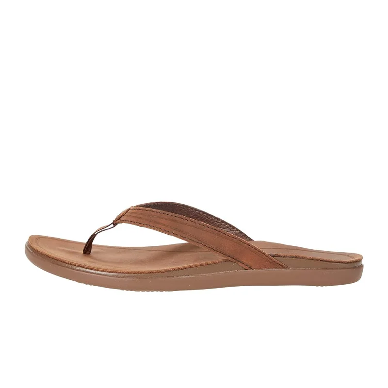 OluKai 'Aukai Sandal (Women) - Dark Java/Dark Java