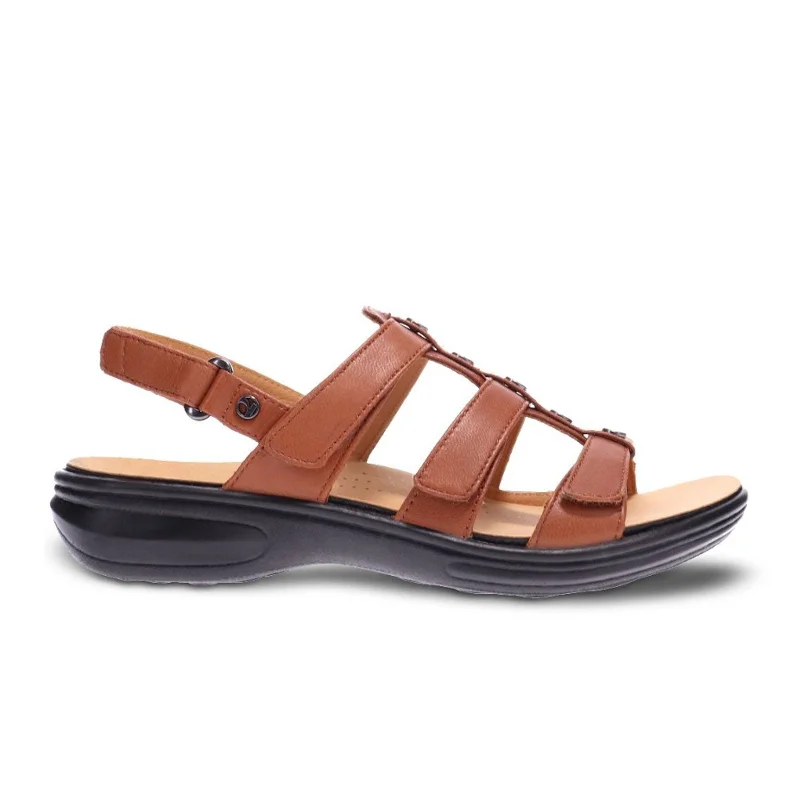 Revere Toledo Backstrap Sandal (Women) - Cognac