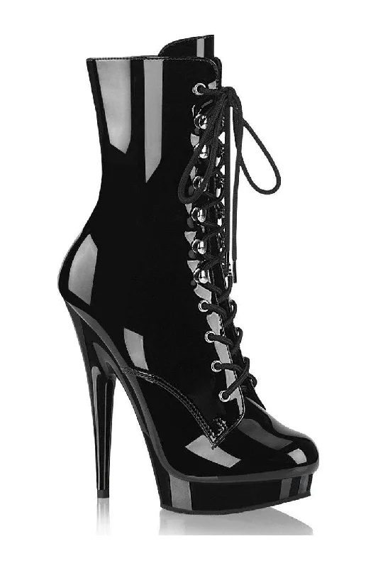 SULTRY-1020 Ankle Boot | Black Patent