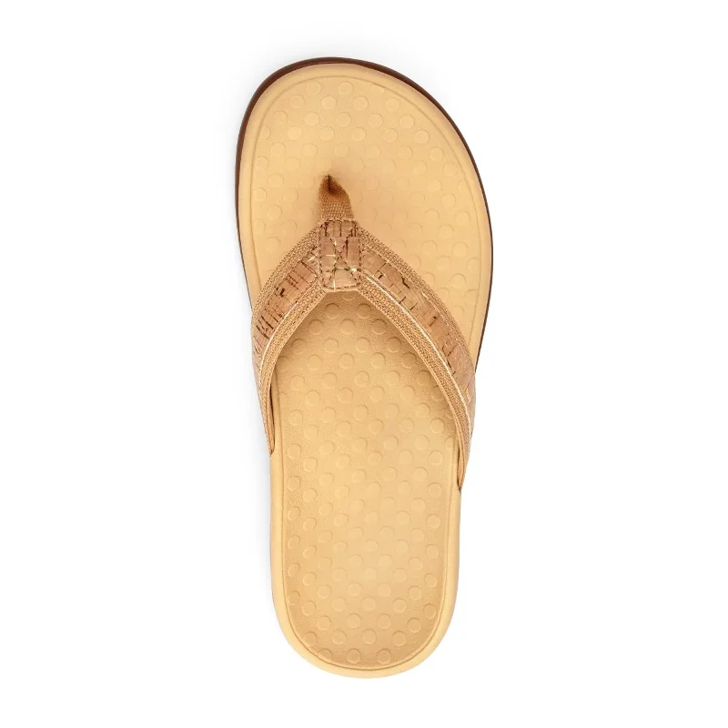 Vionic Tide Sandal (Women) - Gold Cork