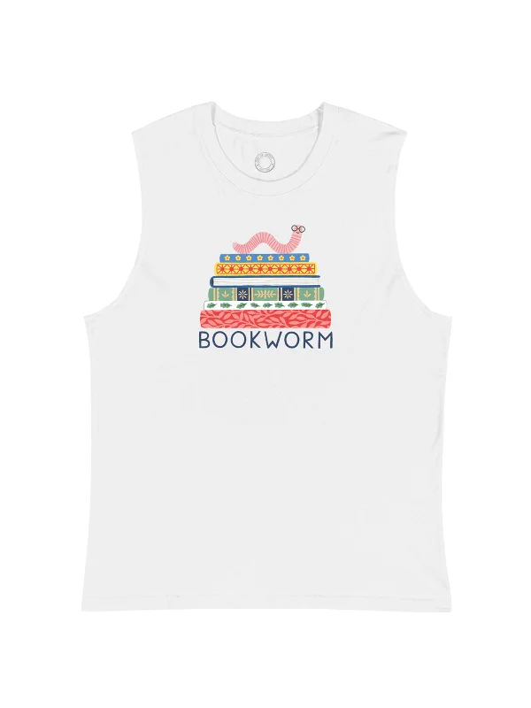 Bookworm Unisex Tank Top (Print Shop)