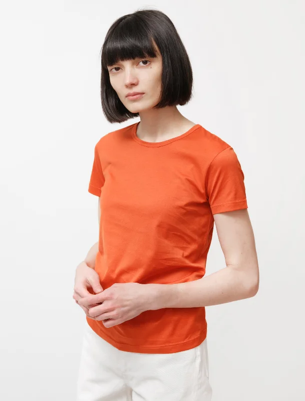 Classic Crew Neck T-Shirt Burnt Orange