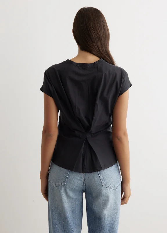 Slub Pleat T-Shirt