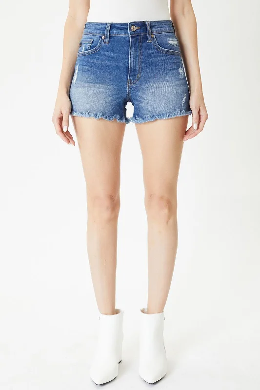 KanCan Frayed Hem Shorts