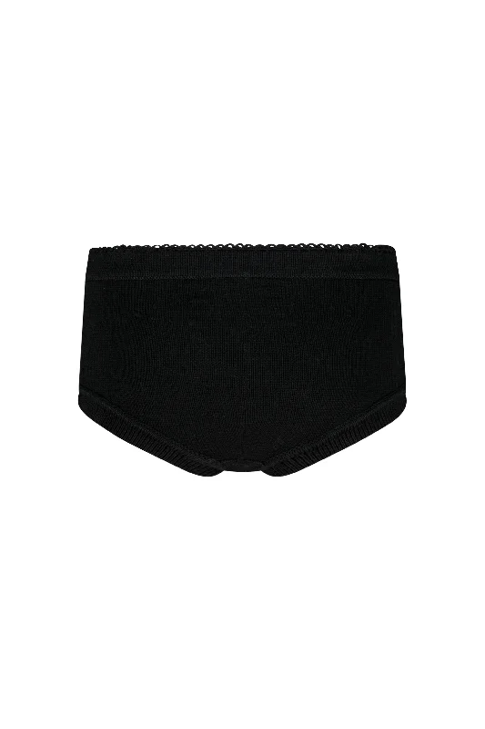 Tak Black Knit Briefs