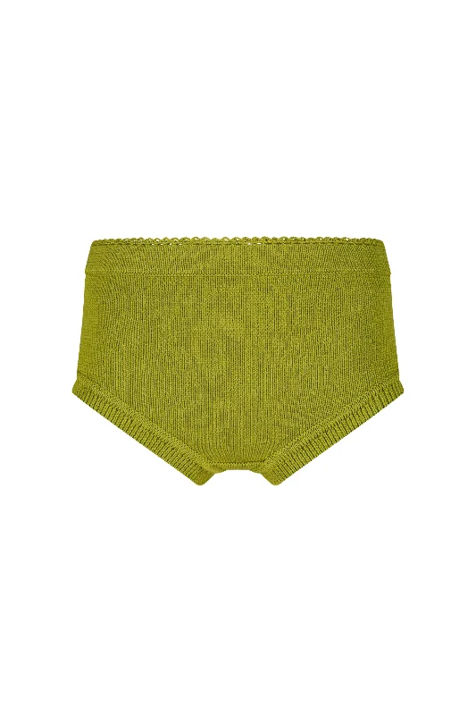 Tak Green Knit Briefs