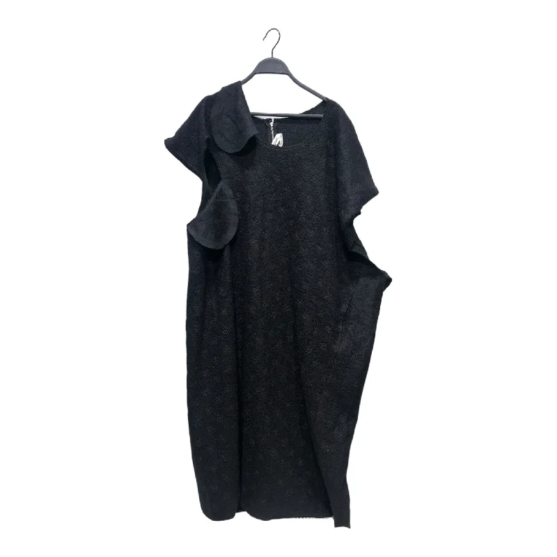 COMME des GARCONS/SS Dress/S/Wool/BLK/WOOL DRESS