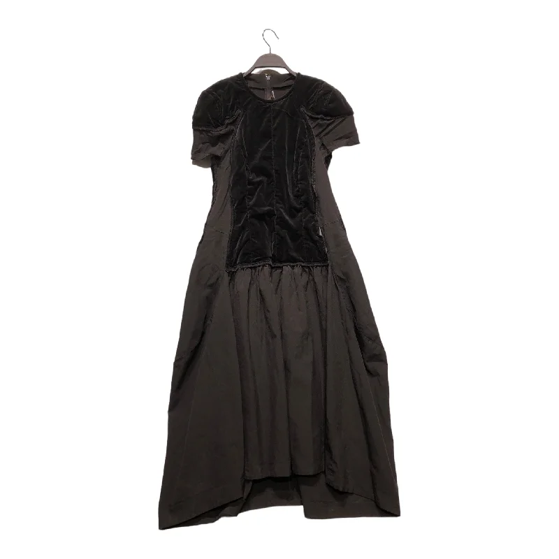 COMME des GARCONS/SS Dress/S/Cotton/BLK/