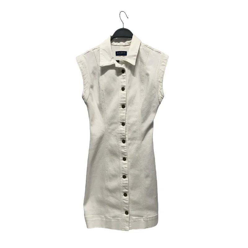 Ramy Brook/SS Dress/26/Denim/WHT/Button Up Mini Dress