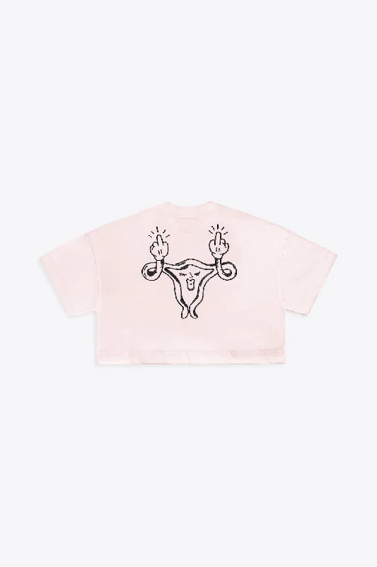 Abortion is Healthcare S/S Crop (Pale Pink)