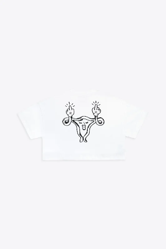 Abortion is Healthcare S/S Crop (White)