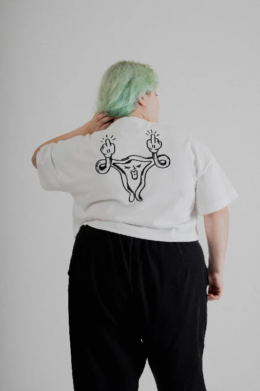 Abortion is Healthcare S/S Crop (White)