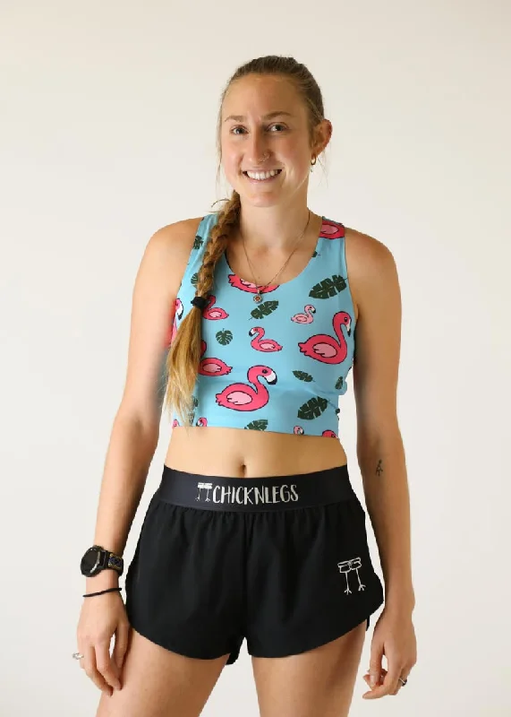 Blue Flamingo PWR Crop Top