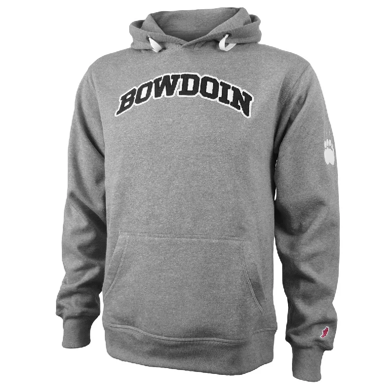 Bowdoin Stadium Hood with Paw on Arm from League