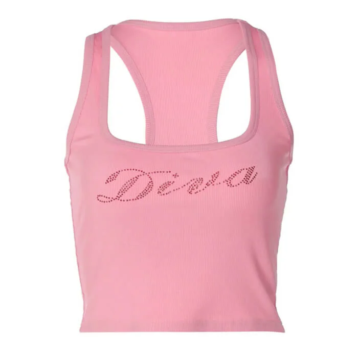 Diva Rhinestone Halter Top