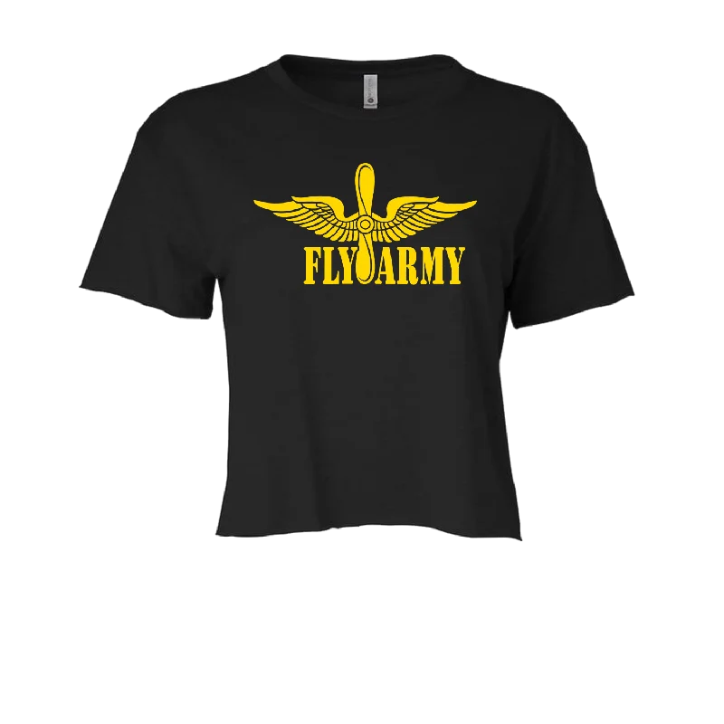 Fly Army Crop Top