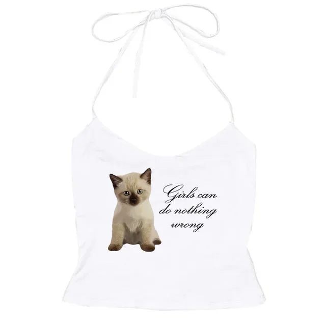 Girls Can Do Nothing Wrong Halter Top