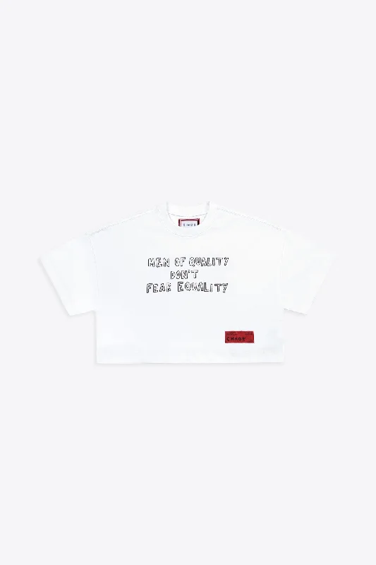 Men of Quality S/S Crop (White)