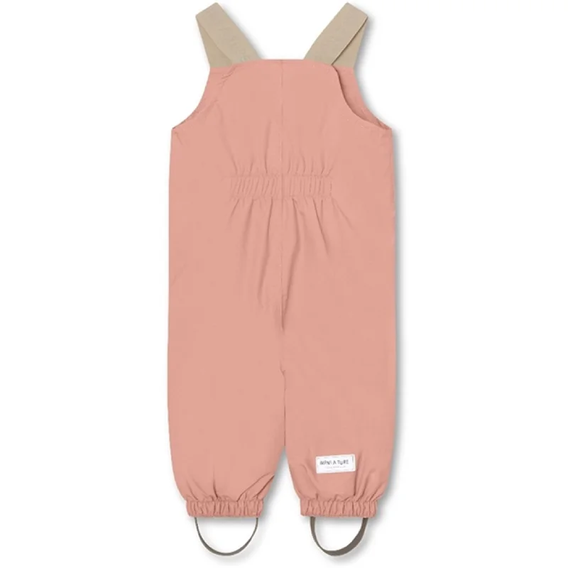 MINI A TURE WALENTAYA Spring Overalls Rosette Rose