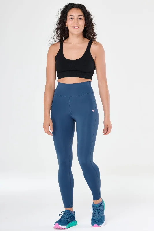 On The Go Leggings - Full Length - Moonlight Blue